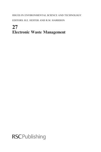 Electronic waste management