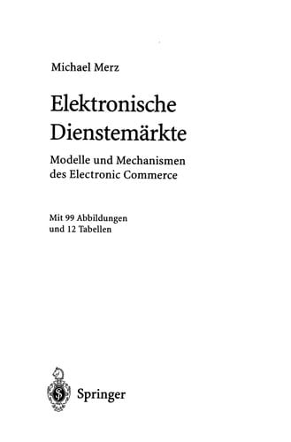 Elektronische Dienstemärkte