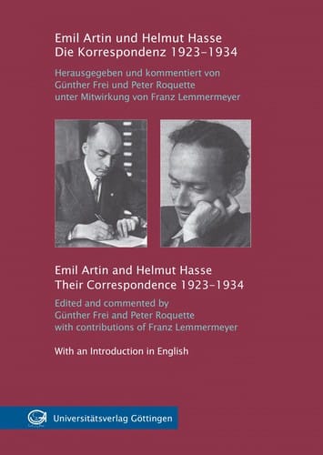 Emil Artin und Helmut Hasse