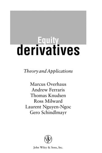 Equity derivatives