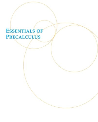 Essentials of precalculus