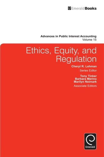 Ethics, equity, and regulation