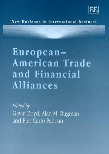 EUROPEAN-AMERICAN TRADE AND FINANCIAL ALLIANCES; ED. BY GAVIN BOYD