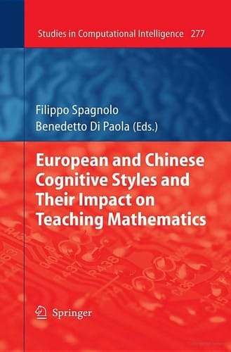European and Chinese cognitive styles and their impact on teaching mathematics