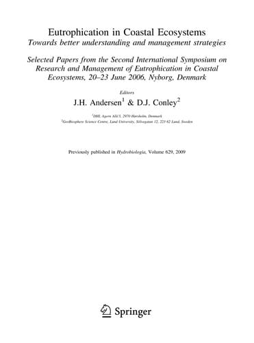 Eutrophication in Coastal Ecosystems