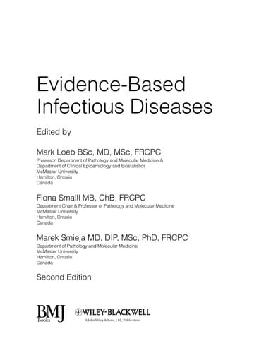 Evidence-based infectious diseases