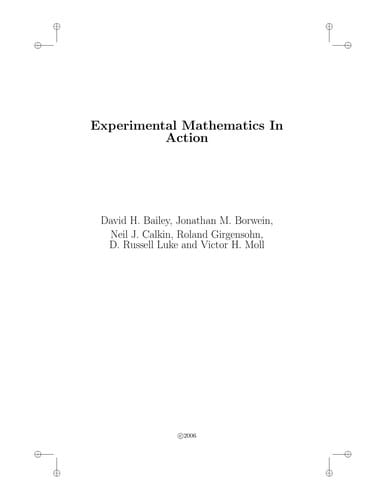 Experimental mathematics in action