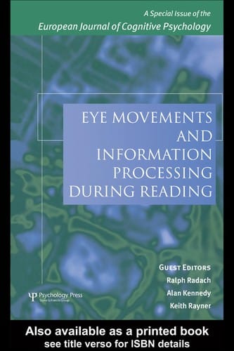 Eye movements and information processing during reading