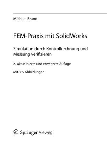 FEM-Praxis mit SolidWorks