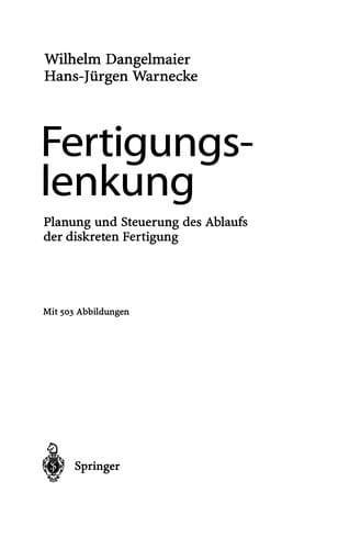 Fertigungslenkung