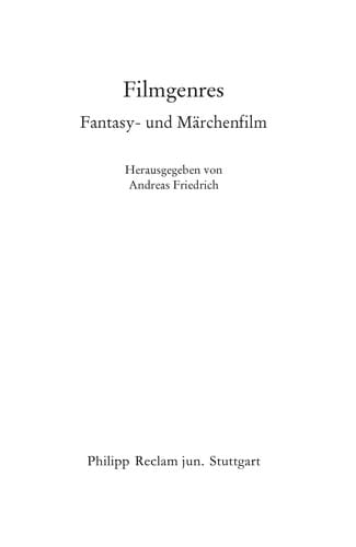 Fantasy- und Märchenfilm