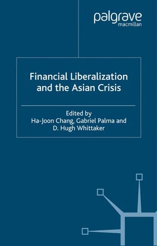 Financial liberalization and the Asian crisis