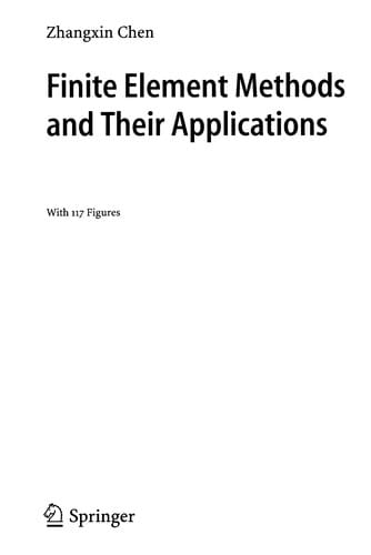 Finite element methods and their applications