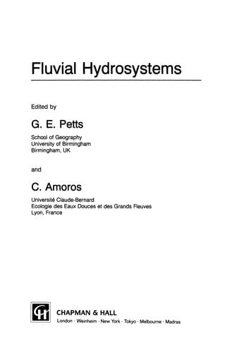 The Fluvial Hydrosystems