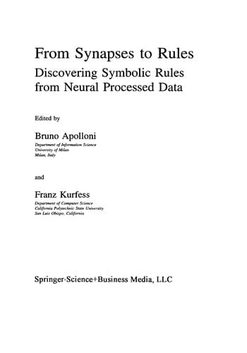 From Synapses to Rules