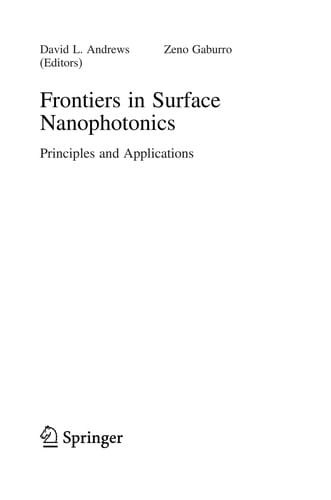 Frontiers in surface nanophotonics