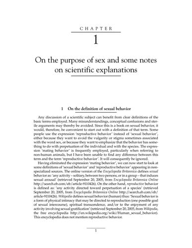 FUNCTIONAL AND DYSFUNCTIONAL SEXUAL BEHAVIOR: A SYNTHESIS OF NEUROSCIENCE AND COMPARATIVE PSYCHOLOGY
