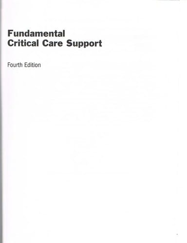 FCCS, fundamental critical care support