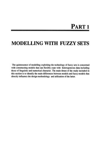 Fuzzy Modelling