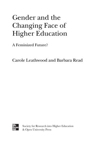 Gender and the changing face of higher education