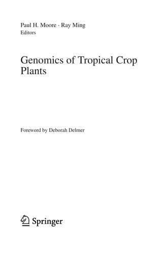 Genomics of tropical crop plants