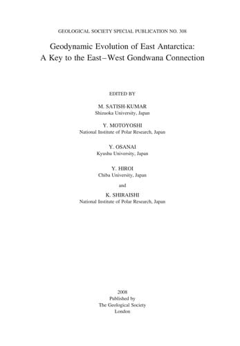 Geodynamic evolution of East Antarctica