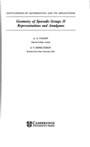 Geometry of sporadic groups