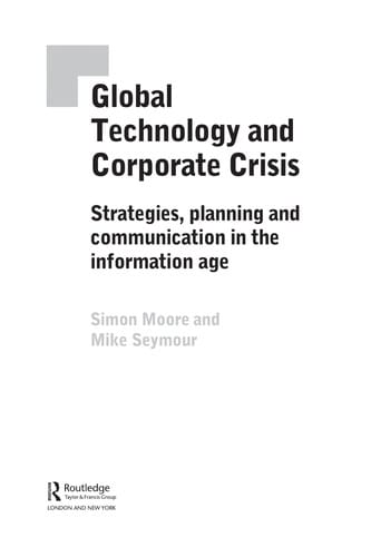 Global technology and corporate crisis