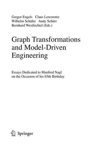 Graph Transformations and Model-Driven Engineering