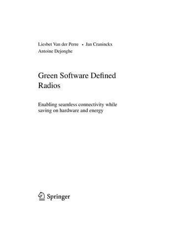 Green software defined radios