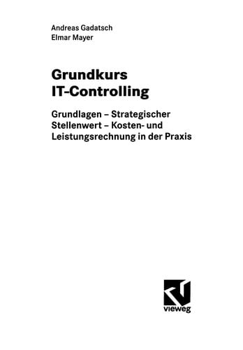 Grundkurs IT-Controlling