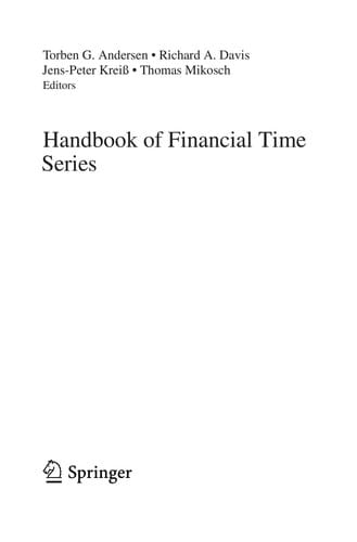 Handbook of Financial Time Series