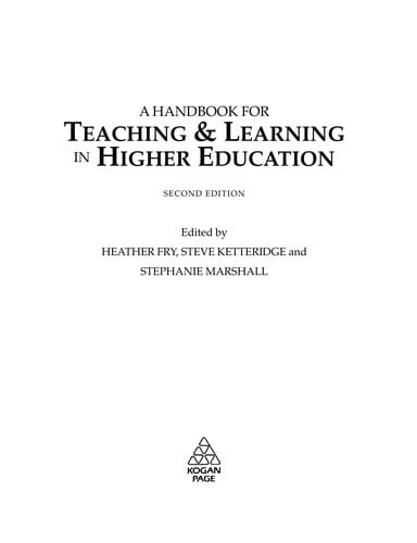A handbook for teaching & learning in higher education