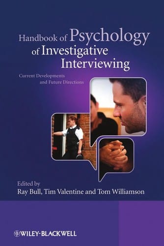 Handbook of psychology of investigative interviewing