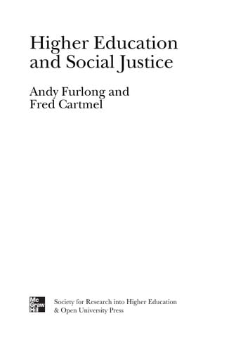 Higher Education and Social Justice