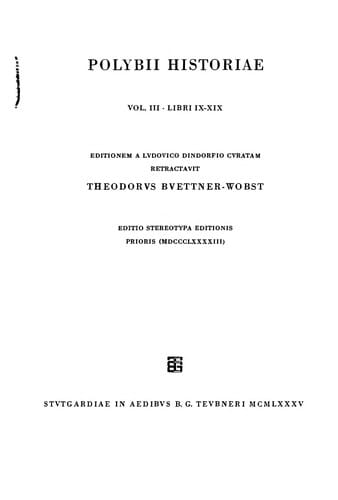 Polybii Historiae