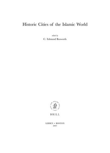 Historic cities of the Islamic world