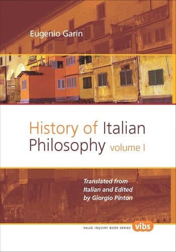 History of Italian philosophy