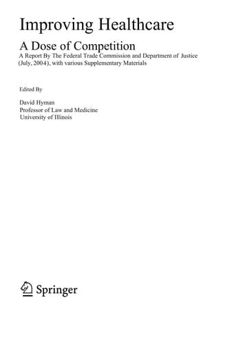 Improving healthcare