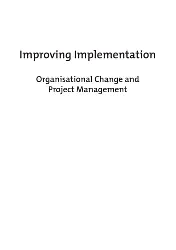 Improving implementation