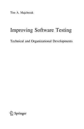 Improving Software Testing