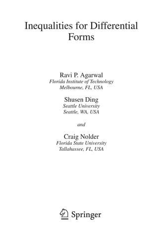 Inequalities for Differential Forms