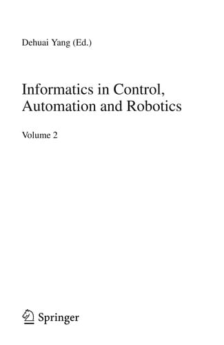 Informatics in Control, Automation and Robotics
