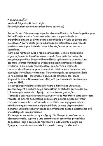 A Inquisição