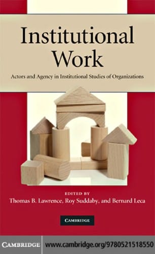 Institutional work