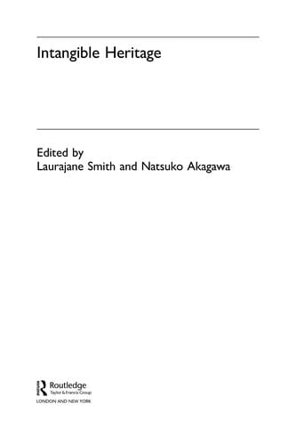 Intangible heritage