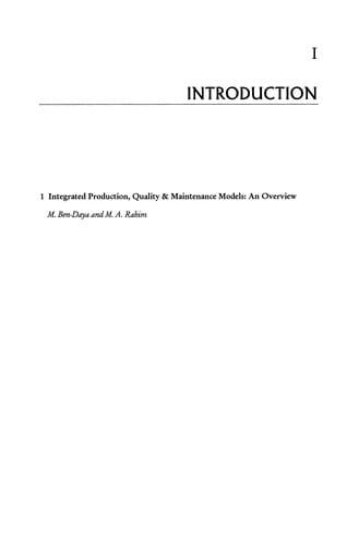 Integrated Models in Production Planning, Inventory, Quality, and Maintenance