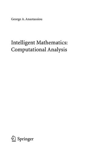 Intelligent Mathematics: Computational Analysis