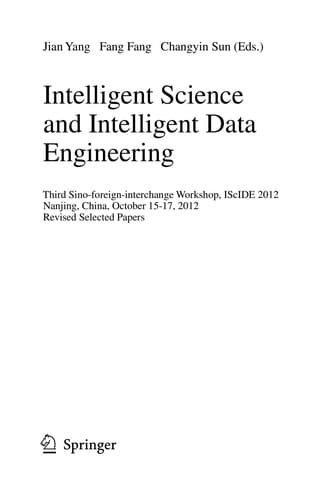 Intelligent Science and Intelligent Data Engineering
