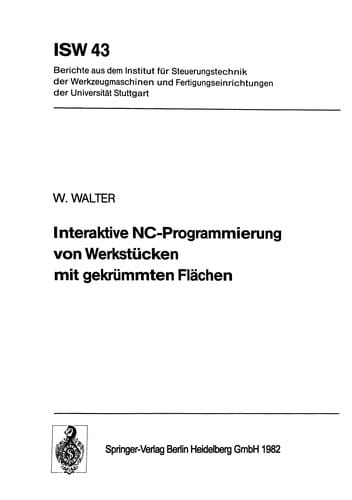 Interaktive NC-Programmierung von Werkstücken mit gekrümmten Flächen